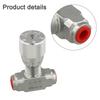 Two Way Hydraulic Flow Control Valve STB Carbon Steel Body 1 4 Inch 3 8 Inch Thread for Hydraulic Pneumatic and Fluid Systems