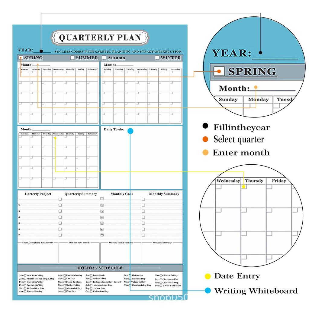 2026 Erasable Wall-Mounted Monthly Planner: Simple Modern Design, A01 Edition