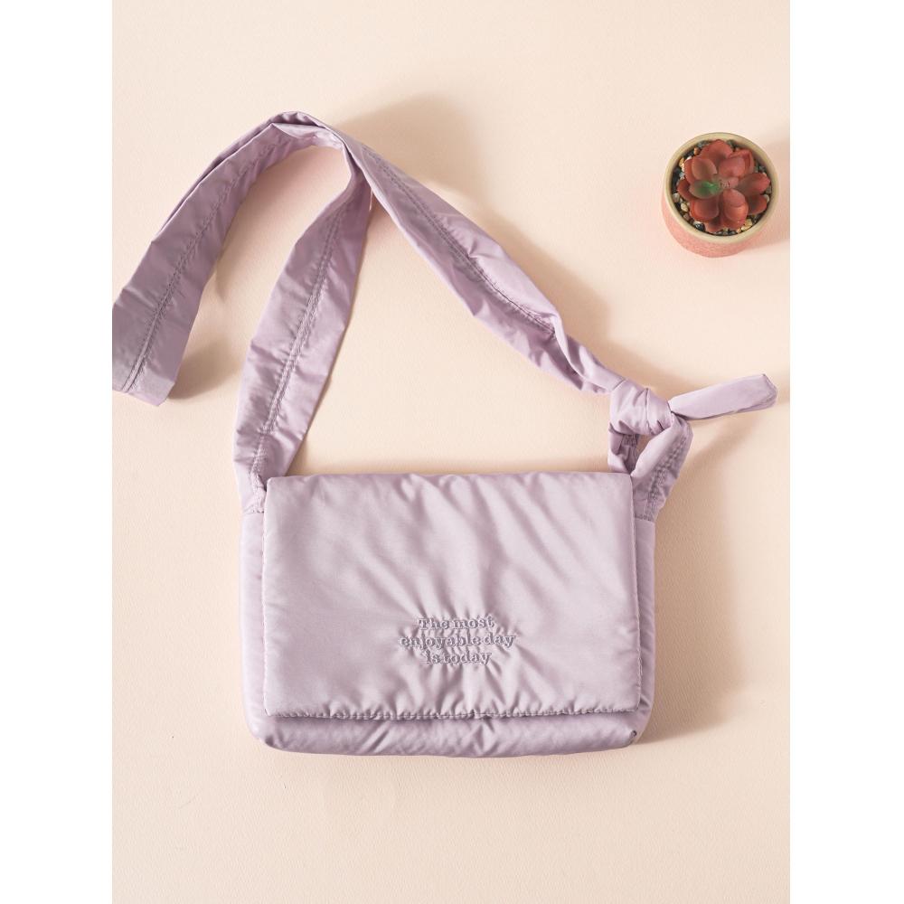 

Daiso Bundle Point Cushion Crossbody Bag Pink
