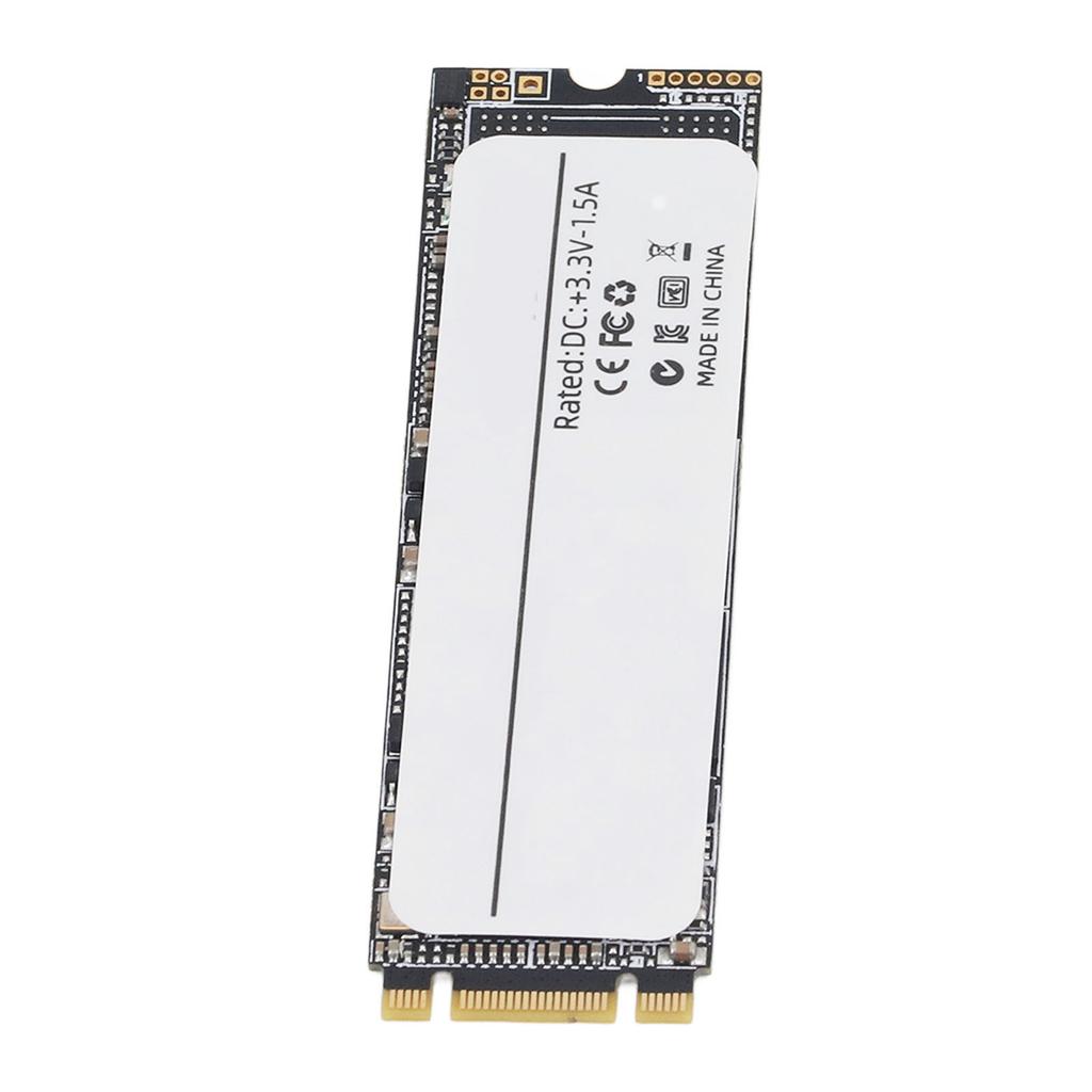 M.2 NGFF 2280 SATA3.0 SSD 550Mbps Read and 460Mbps Write 3D TLC NAND Internal Solid State Drive for Laptop Computer PC