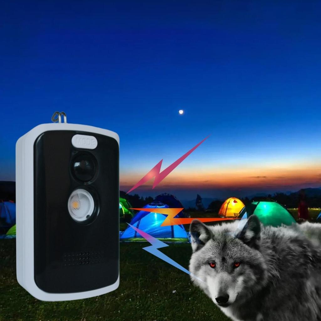 Camping Perimeter Alarm 3 Modes Motion Activated Alarm Perimeter Defense Device Portable Camping Security Tools Early Warning