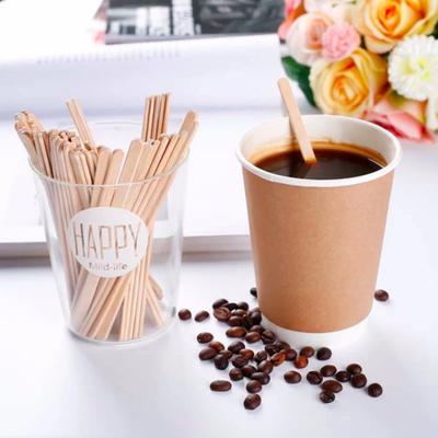 100pcs Disposable Wooden Coffee Stirrers Hot Cold Drinking Stir Beverage Sticks Ice Cream Bars Frozen Treats Stick Bar Home Use