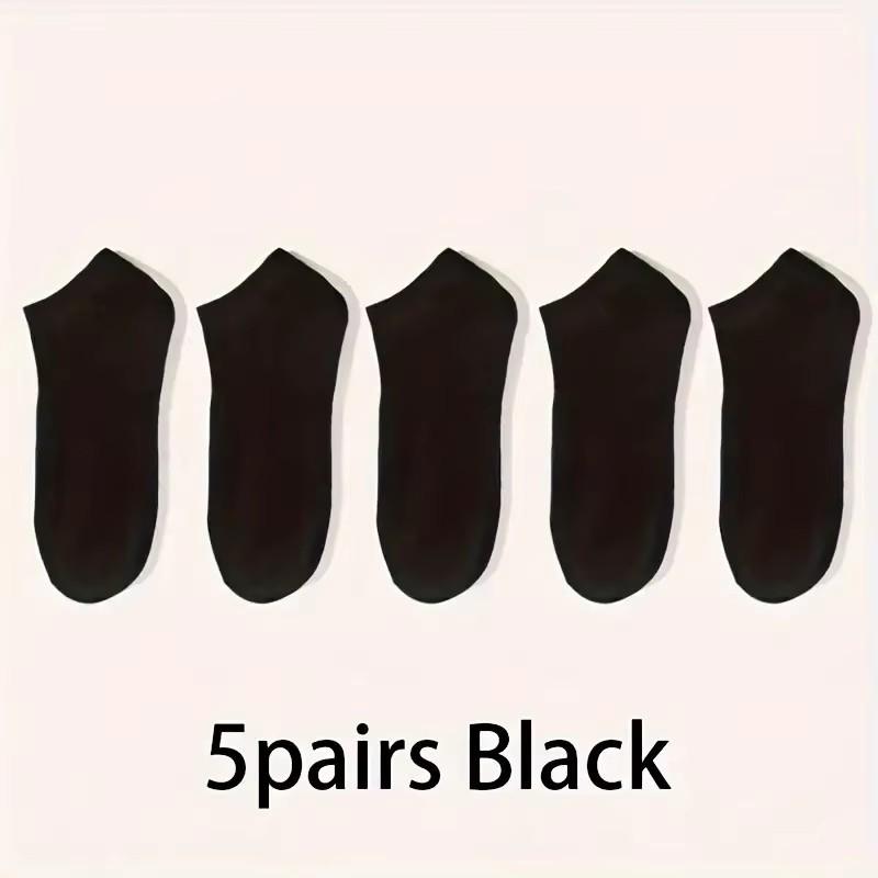 5/10-Pack Unisex Comfort-Fit Ankle Socks for All, Breathable & Lightweight - Ideal for Sports & Daily Wear