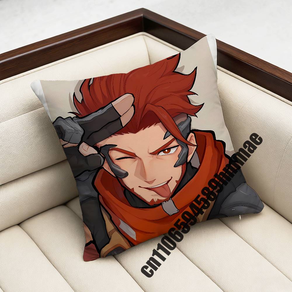 For Emre O-Overwatch Throw Pillow Case Sham 45X45Cm 40X40Cm Square Car Pillowcase Pad Cushion Cover