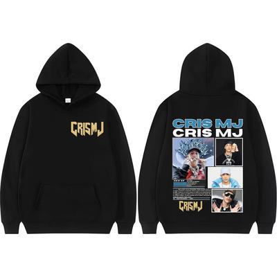 Rapper CRIS MJ Album Tour 2025 Graphic Hoodie Men's Women Fashion Hip Hop Pop Music Pullovers Oversized High Quality Sweatshirts