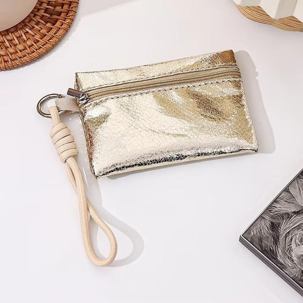 

Portable Shiny Makeup Bag Square Glitter Lipstick Pouch Waterproof Travel Cosmetic Organizer Women