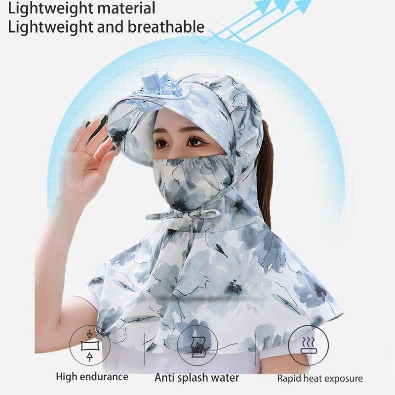 Sunshades Sun Hat with Fan for Girls Women Camping Hat Casual for Sports Gym Mountain Camping Hat Outdoor Activity