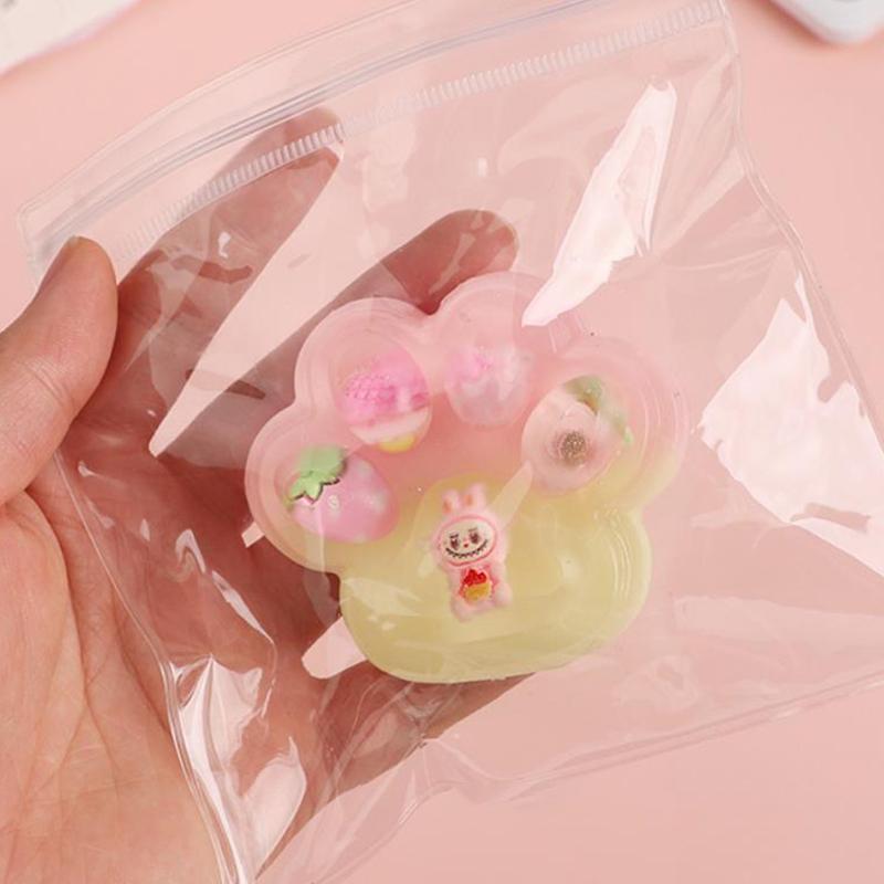 Søt Kattepote Klem Klype Leke Myk Sakte Tilbakesprett Strekk Dekompresjonsleker Barn Voksne Gave