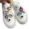 Cute Pilot Dog Shoe Lace Buckle with Cola & Hamburger Design