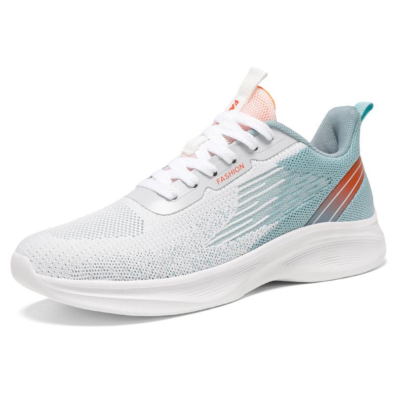 Fashion Men's Sneakers Autumn Slip On Man Shoes Breathable Mesh Sport Shoes Lace-up Comfortable Casual Lightweight Running Shoes for Men