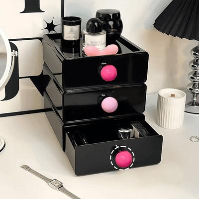 1Pc Girls Room Ornaments Colorful Desktop Storage Box Ins Style Storage Drawer Office Table Sundries Sorting Box Organizer