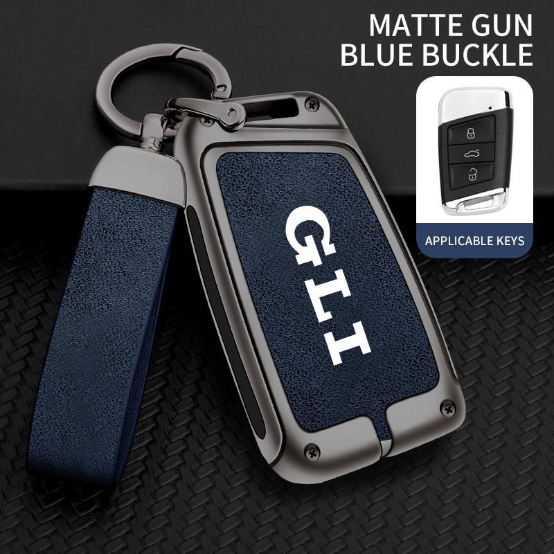 For VW VOLKSWAGEN 2026 New Zinc Alloy Car Remote Key Cover Case Holder Shell Fob For Volkswagen VW GLI Jetta MK4 MK5 MK6 MK7 GTD