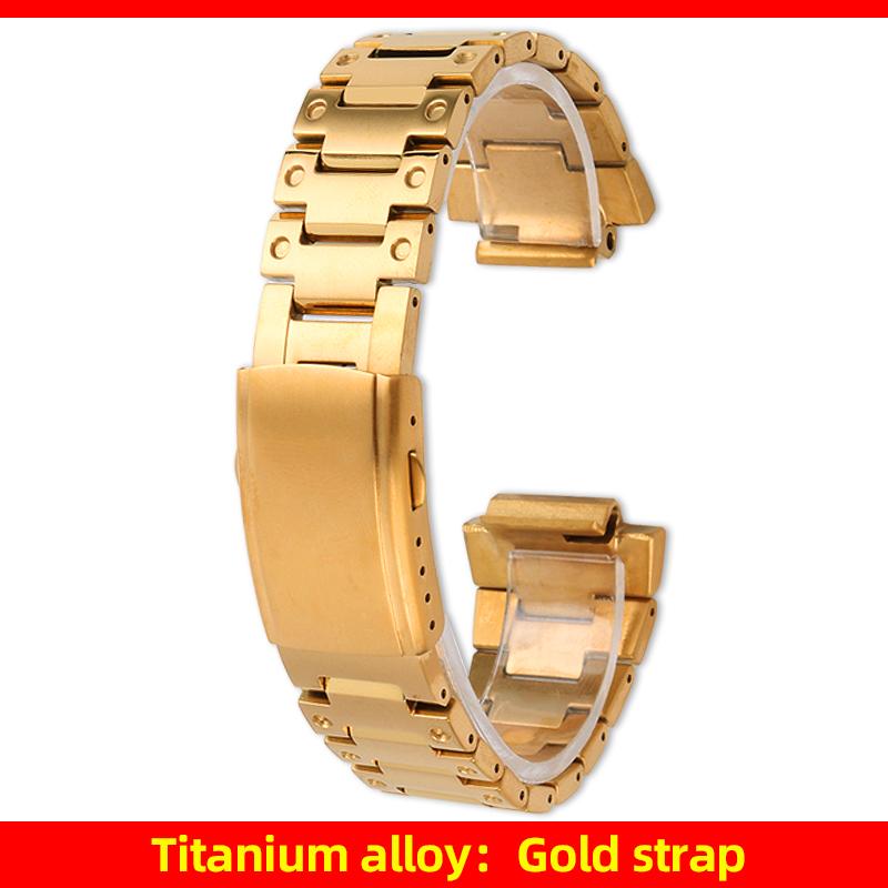 DW5600 Mod Kit Titanium case+strap For Casio G-SHOCK DW-5600 GW-B5600 GW-M5610 modification Lightweight Metal Bezel watch band