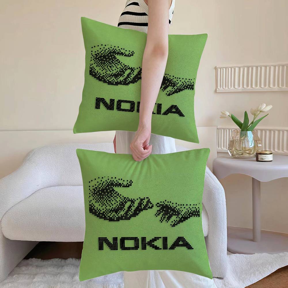 Cool N-Nokia Pillow Case Sofa and Living Room Decorative Cushion Covers Dust-proof and Mite-proof Invisible Zipper