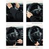 Car Steering Wheel Cover, Breathable, Suitable for All Seasons, D-Type, for Volkswagen Polo, Lavida, Tiguan X, Santana, and T-Cross