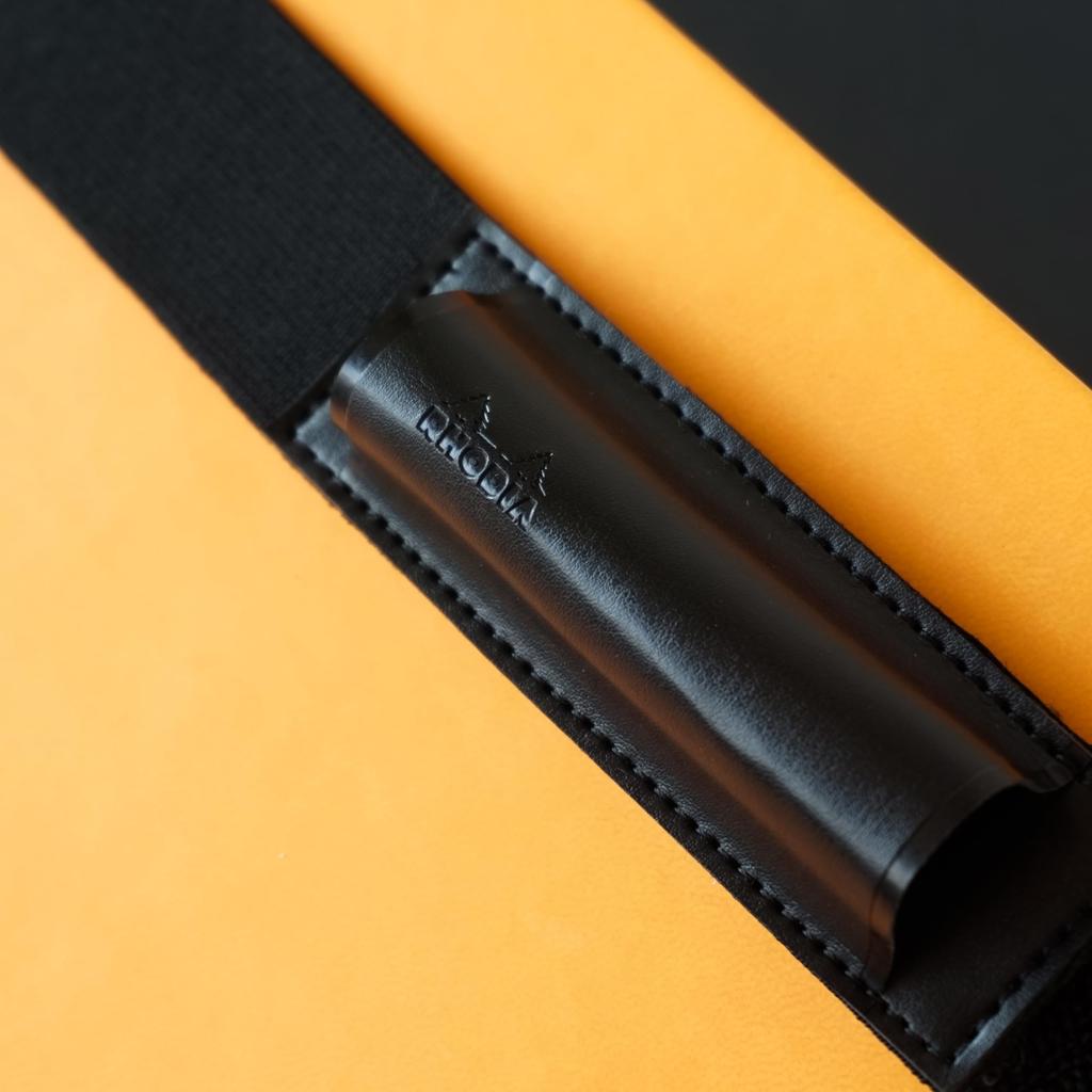 Rhodia Stiftehalter Orange Schmal, A6-A5 Größe, (cfphnor)