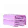 Winter Thick Solid Color Flannel Fleece Blanket Soft Cozy Home Office Gift