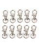 10Pcs Mini Aluminum Alloy Keychain To Make Spring Clip Hook Carabiner