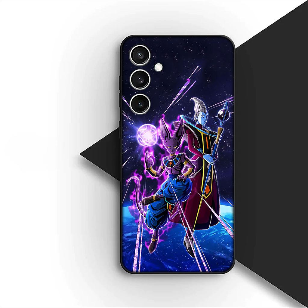 for Samsung Galaxy S10 S8 S9 Plus A33 A34 A31 70 A71 A72 Note 20 9 8 S10E Phone Case Beerus Dragons Gokus Balls DragonBalls Z