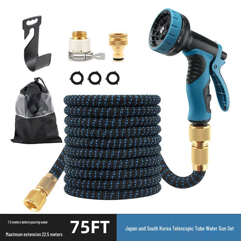 Retractable High-Pressure Garden & Car Wash Hose with Sprinkler and Water Gun