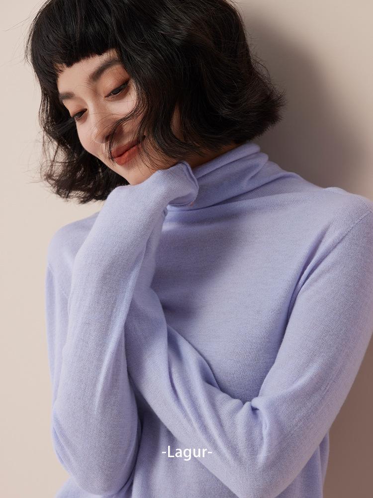 

Женская бесшовная шерстяная водолазка — облегающая и удобная модель, незаменимая часть гардероба на осень и зиму XL (For 125-140 lbs)