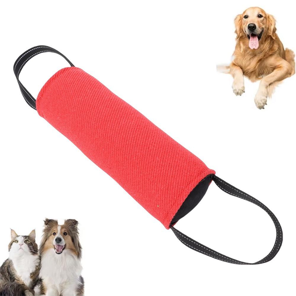 Multi Colors Available Dog Bite Tug Toy Seamed Reinforced Dog Chew Stick Dog Obedience Training