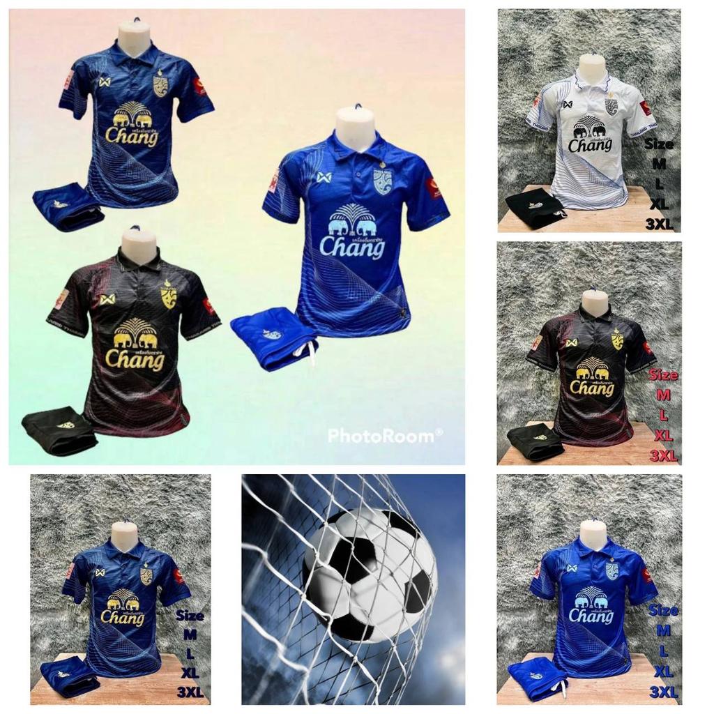 THAILAND Nationalfußball Vintage Polohemd Unisex Herren Damen Sport Trainingstrikot CHEER Druck Schnelltrocknend Kurzarm Uniform Elefant Bier