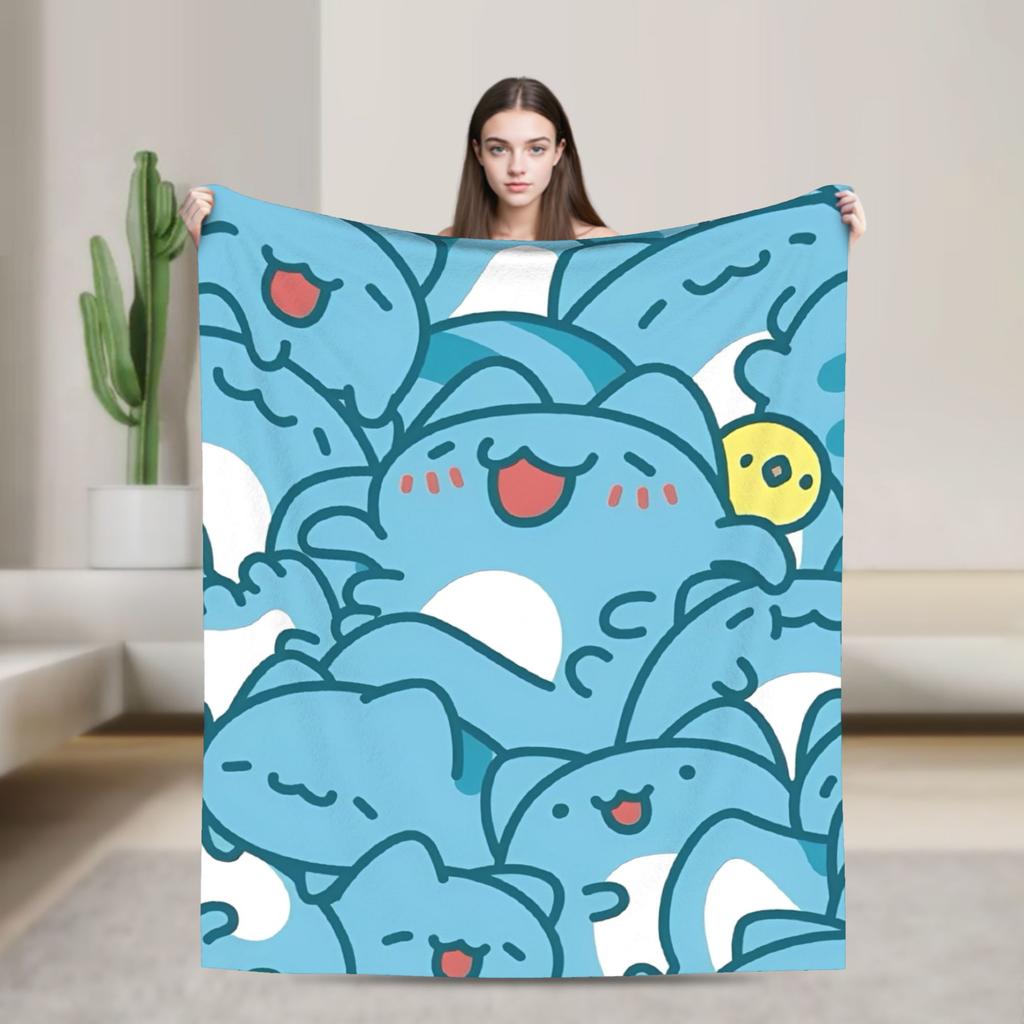 Bugcat Capoos Cartoon Blanket Quality Super Warm  Throw Blanket Winter Camping Couch Chair Comfortable Bedspread