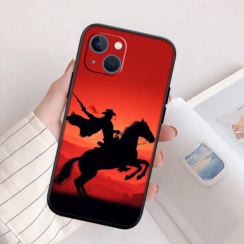 RP25 Cowboy New High-End Shell Phone Case for iPhone 16 15 14 13 12 Pro Max Plus Mini