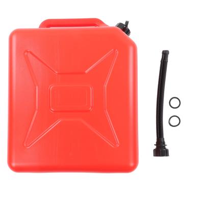 Gas Can 5.2 Gallon 20L Jerry Can Fuel Container High Strength Flame Retardant HDPE with Scale Non