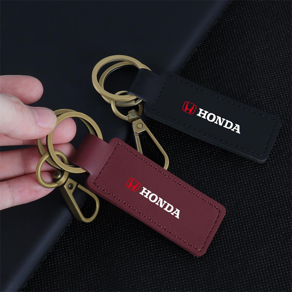 Keychains Simple Keyring Men Women Car Key Holder Auto Accessories Gifts For Honda Mugen Typer ACCORD Avancier Airwave Civic FK8 RF6