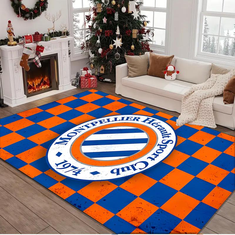 1PC rug Montpellier Sport Club Carpet, Chair Rug,Area Rug for Office Bedroom living rooms bedroom, Doormat decor Christmas fan gifts