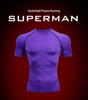 Men's Quick-Dry Sports Compression Short Sleeve Shirt for Running & Cycling