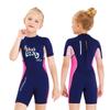 2,5 mm detský dievčenský neoprén Celotelový neoprénový neoprénový neoprénový oblek pre mládež Junior s dlhým rukávom neoprénový oblek na kajak Surf