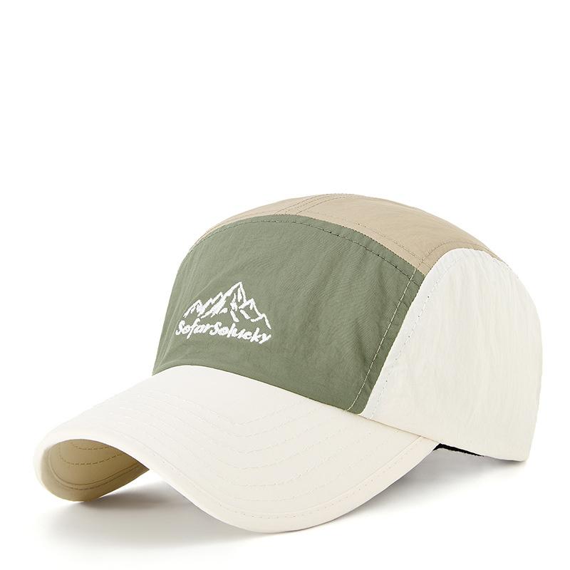 

Японская быстросохнущая дышащая бейсболка с коротким козырьком, повседневная мужская женская хип-хоп кепка, женская кепка для кемпинга с мягкой цветовой гаммой Adjustable&Adult (54-60cm) бежевый