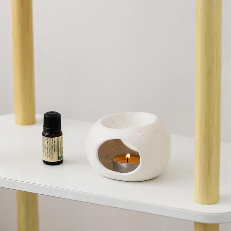 Bruciatori per Cera Profumata Bruciatori per Oli Essenziali, Bruciatori per Oli Portacandele Tea Light Scaldacera Diffusore Profumato per Aromaterapia