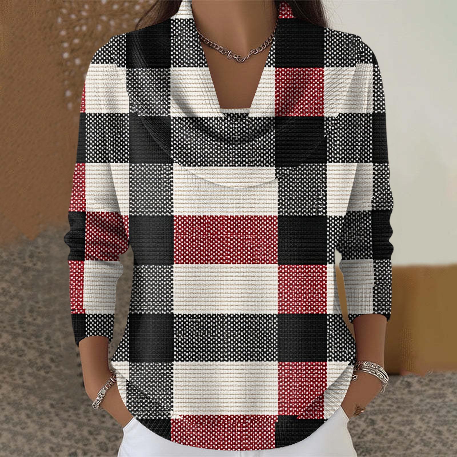 

Жіночий повсякденний та модний светр з круглим вирізом та довгими рукавами з принтом XL білий