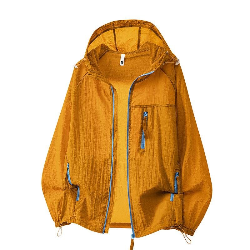 Herren Ice Silk Sonnenschutzjacke: UPF50+, Leicht, UV-Schutz, Atmungsaktiv, Sommer-Sportbekleidung, Partner-Look