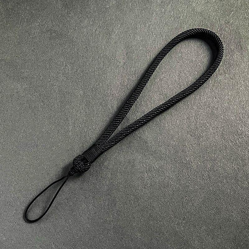 Mobile Phone Lanyard Short Wrist Rope Reinforced Color Matching Hand-Woven Pendant Female Male Accessories Anti-Loss Lanyard