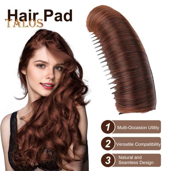 

1/3 шт. невидимая пушистая накладка для волос, черная, коричневая, светлая, накладная заколка для волос, расческа, основа для объема волос, вставка для укладки, женские аксессуары для волос