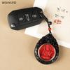 Benming Buddha Pendant Cinnabar Zodiac Pendant Guardian God Buddha Card Necklace Car Accessories Bodhisattva Samantabhadra