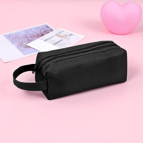 DYS Pencil Case, with Easy Grip Handle Design, Large Capacity Pen Durable Oxford Pouch, for Kids Art School Supplies Stationery