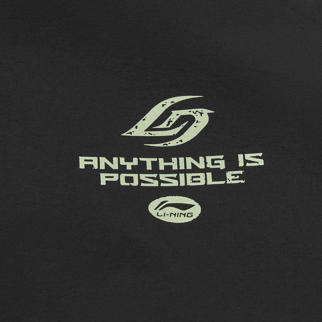 Li Ning Sports Lifestyle Series American Retro Casual Fashion Versatile Solid Color Loose Stand Collar Couple Jacket Unisex Jacket AJDW095-1