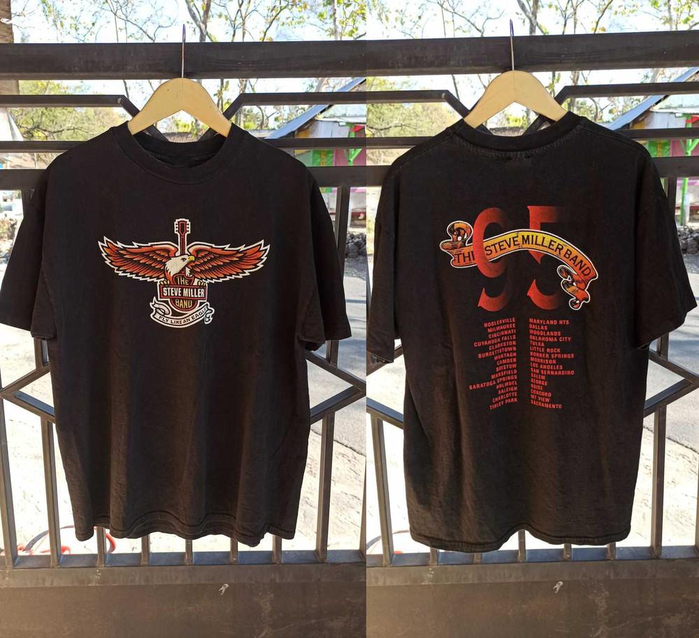Rare The Steve Miller Band 1995 Tour T-Shirt S to 5XL NE663 Unisex T-Shirt XXL