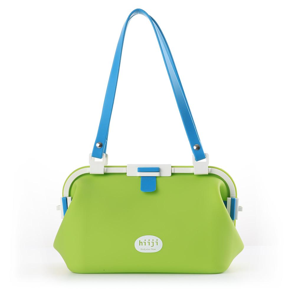 Eseudisebeun Hiji Silicone Swim Bag Jelly Box Green Apple L
