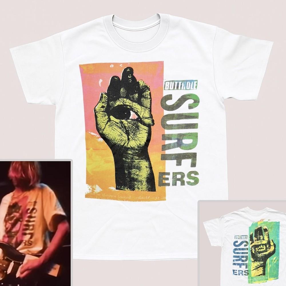 

Butthole Surfers #039;Hand Eye#039; TShirt worn by Kurt Cobain Nirvana Unisex T-Shirt XXXL