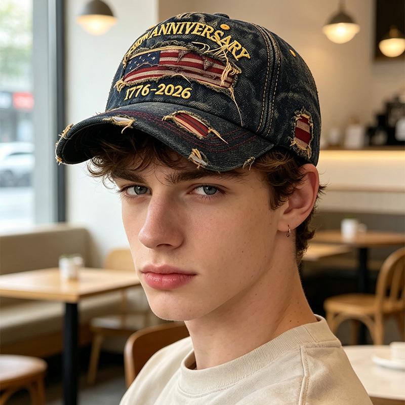 Hot Selling Anniversary Baseball Cap - Vintage Street Trend Versatile Sunshade Cap