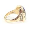 Great JOSTENS Ring 1951 FHS Accessories College Gold Blue 10K Mens Used
