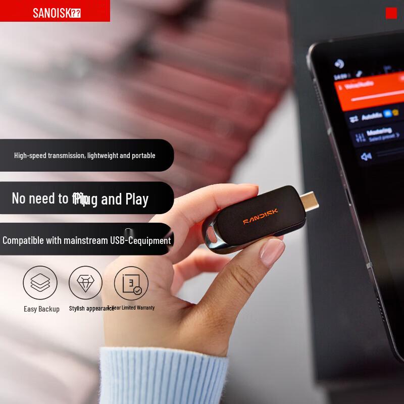SanDisk 128GB USB 3.2 Type-C Flash Drive