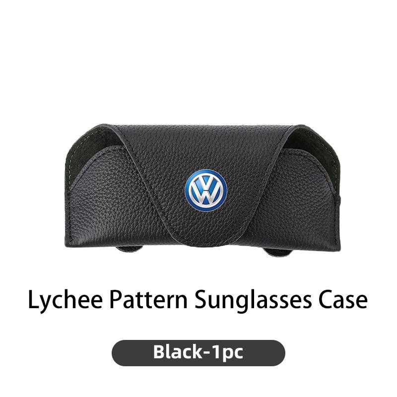 CUP1 Car Interior Sun Visor Glasses Box Sunglasses Storage Clip For Volkswagen VW Golf 4 6 7 GTI Tiguan B6 B7 CC Jetta MK5 MK6 Polo